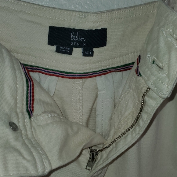 Boden Effie Midi Skirt in ecru color size 4 - Picture 6 of 6